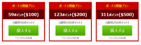 ボーナス増量の画像